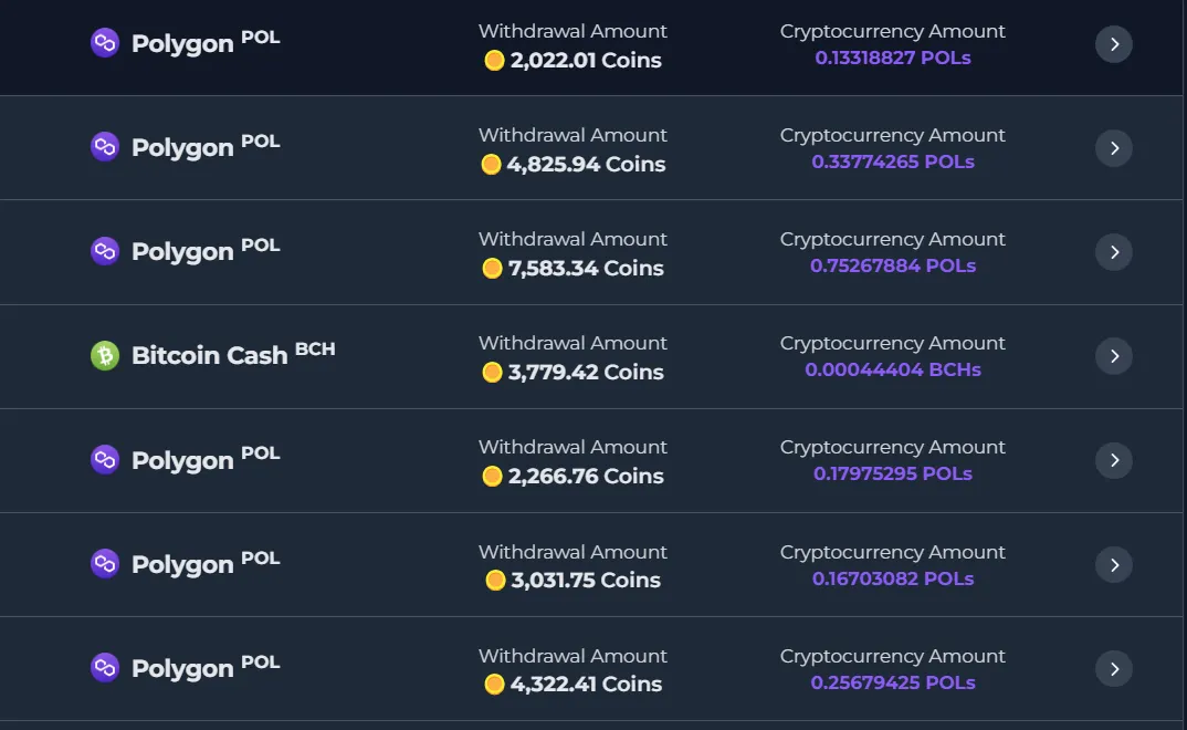 FaucetCrypto payment proof screenshot from my experience