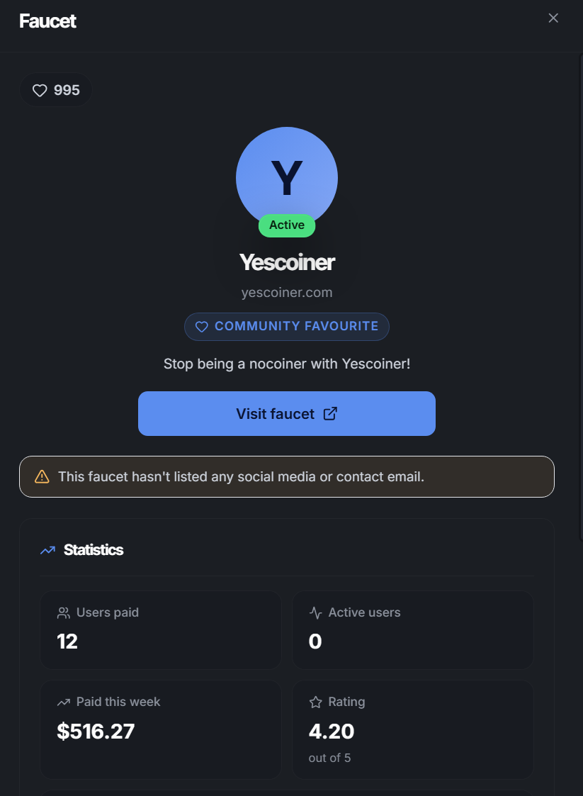 My Yescoiner payment proof